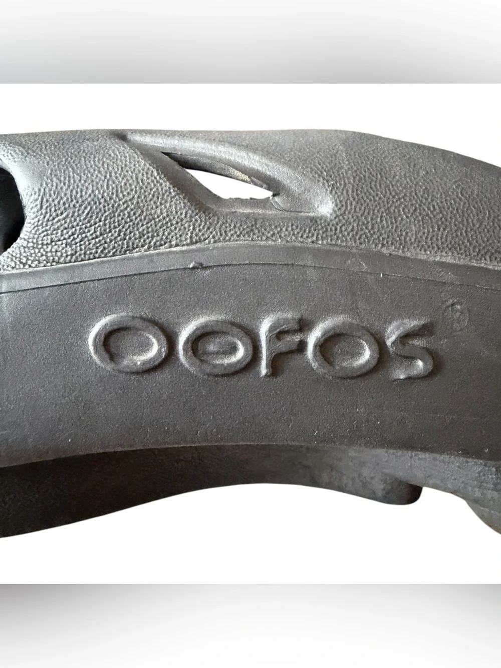 OOFOS OOriginal Recovery Thong Sandals Black Women’s Size 9 Cushioned